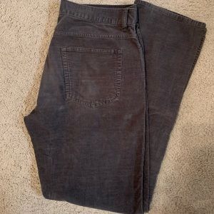 Men’s Gray Corduroy Pants